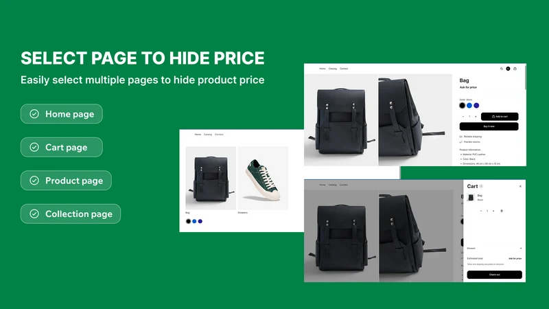 Request a Quote & Hide Prices
