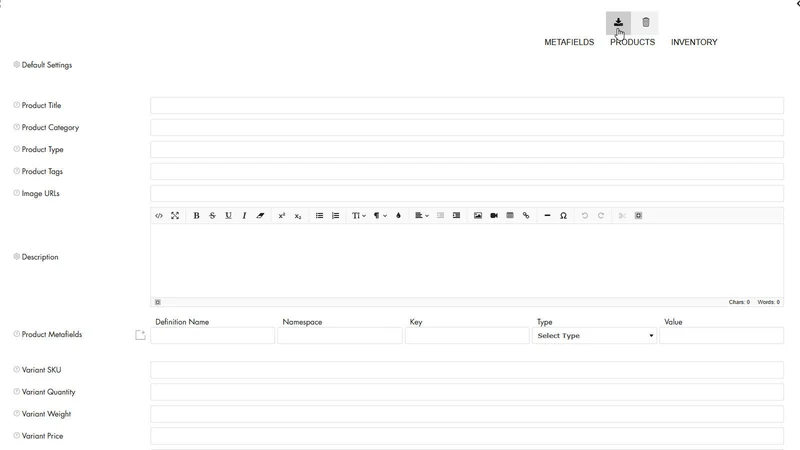 Vostari CSV Listing Builder
