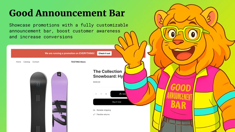 Good Announcement Bar