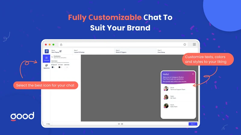 GA: Instagram Button