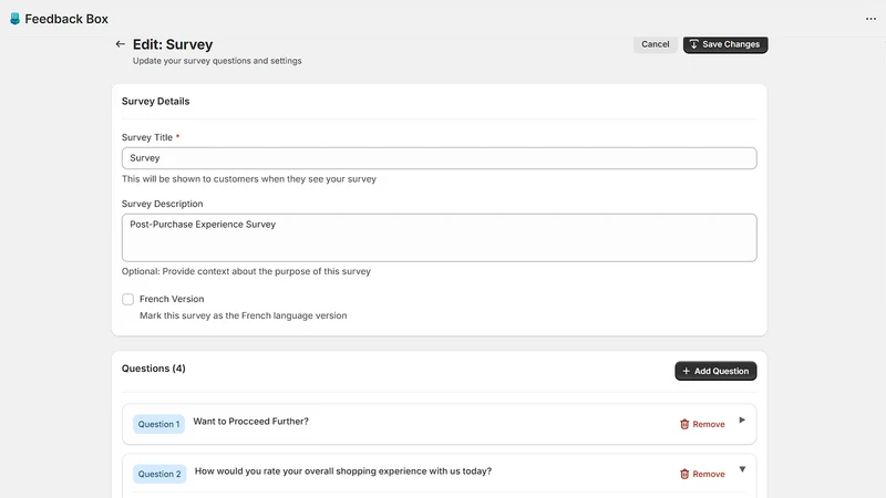 Feedback Box