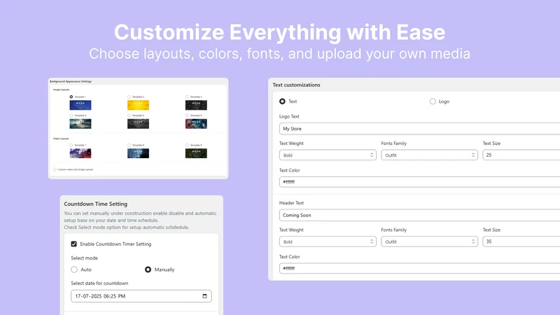 Coming Soon ‑ Launch Page