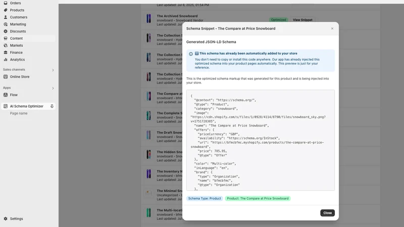 AI Schema Optimizer > ChatGPT