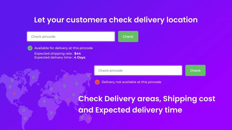 Zipcode & Delivery Validator