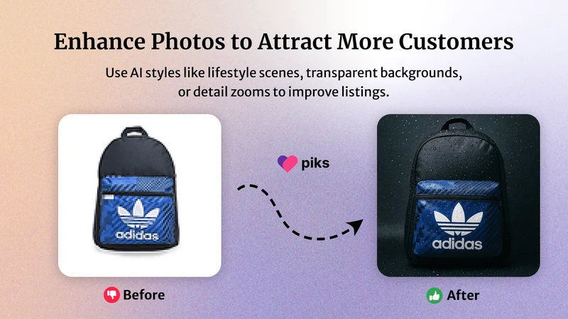 Piks AI Image, Bulk Image Edit