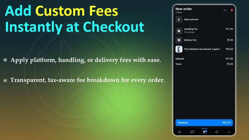 WBL ‑ Custom Fees (POS)