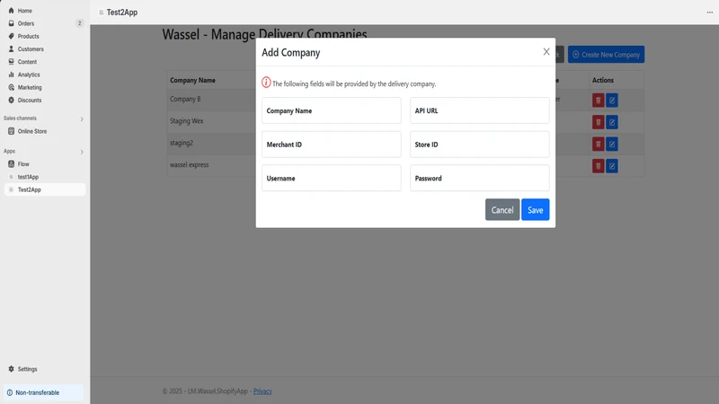 Wassel Express ‑ Shipping App2
