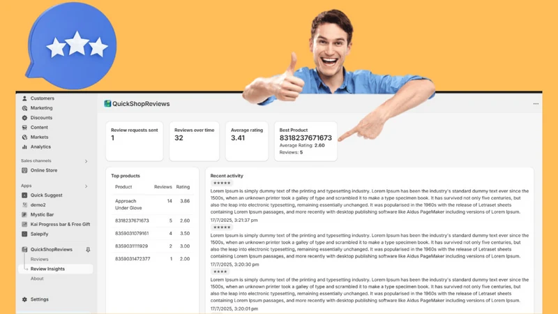 QuickShopReviews