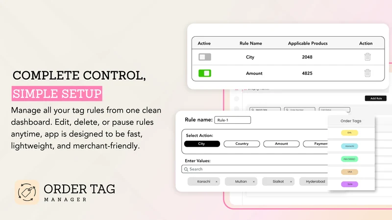 Order Tag Manager
