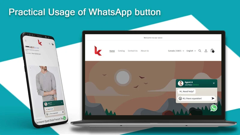 KILATECH WhatsApp Button