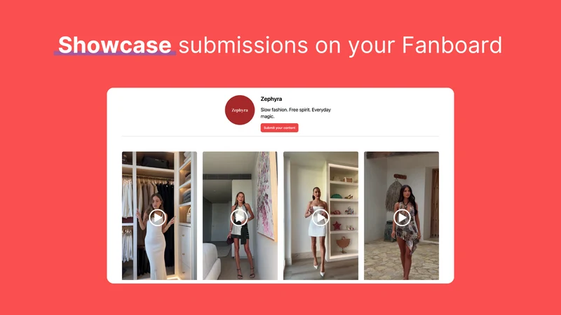 Fanboard ‑ Customer Videos