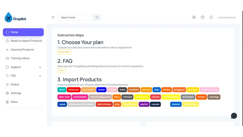 Dropilot ‑ Bulk Import AI