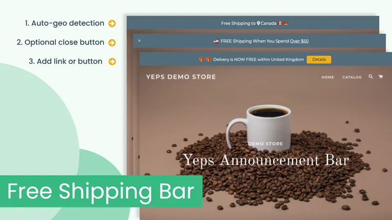 Yeps Announcement Bar Banner