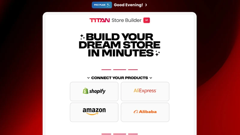 Titan ‑ AI Store Builder