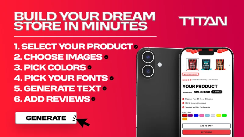 Titan ‑ AI Store Builder