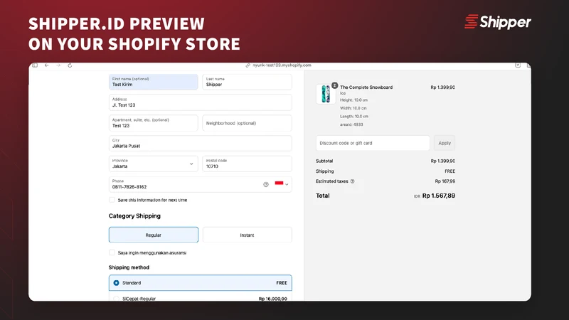 Shipper ID Logistic Aggregator