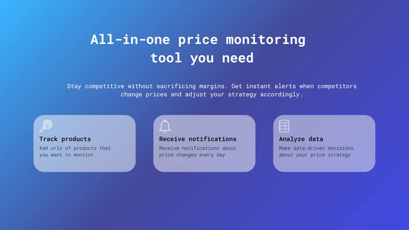 MontPrice ‑ Price Monitoring