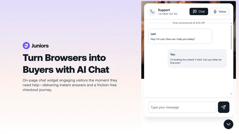 Juniors: AI Voice & Chat