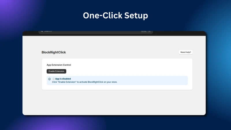 Block right‑click