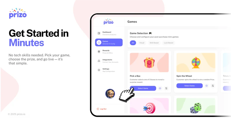 Prizo: Gamify, Spin & Scratch