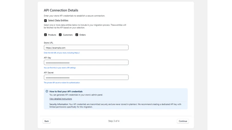 Migrate Go: Import & Export