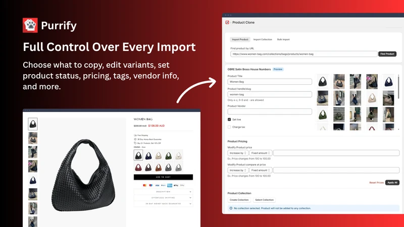 Purrify: Copy & Clone Products