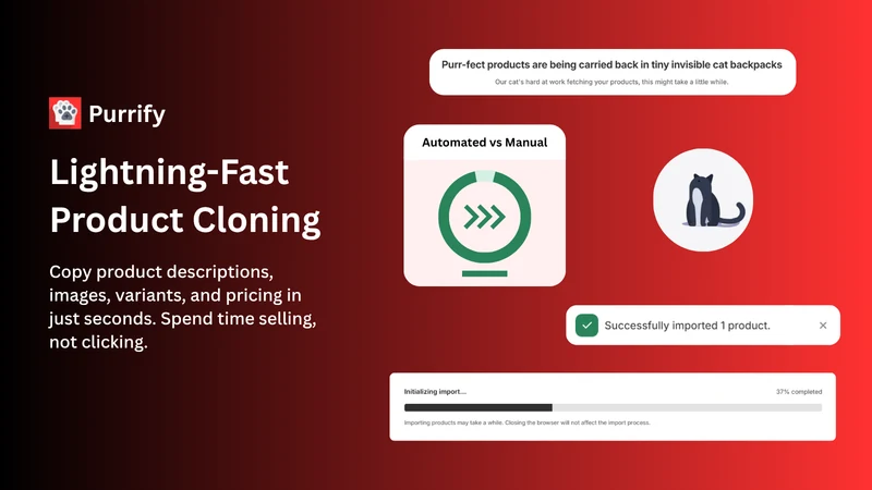 Purrify: Copy & Clone Products