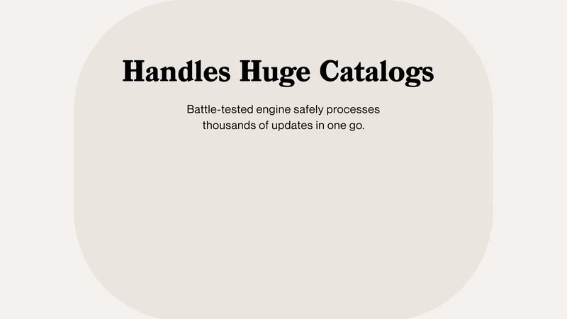 BulkEdit: Google Sheets Sync