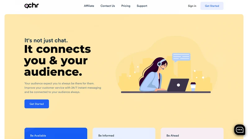 Atchr Messaging ‑ Live Chat