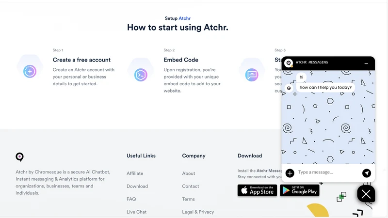 Atchr Messaging ‑ Live Chat