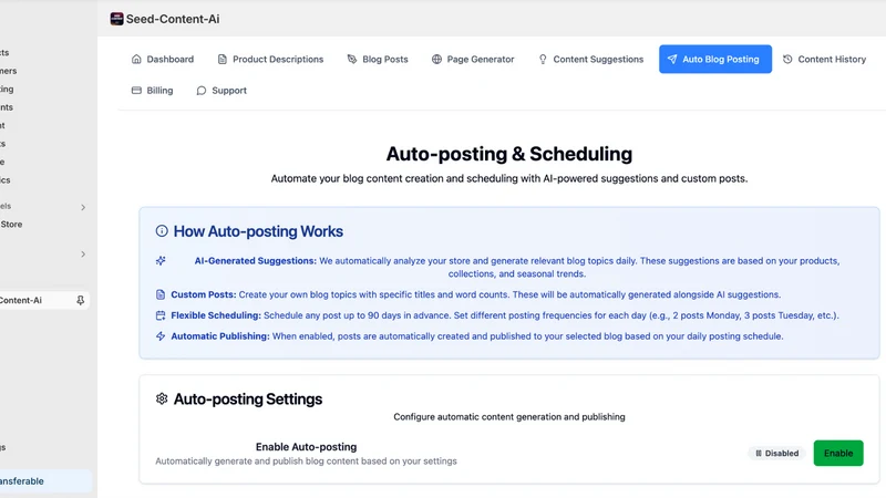 Seed ‑ Ai Blogs & Product Desc