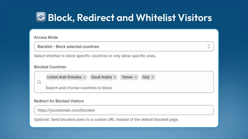 Store Fence: Country Blocker