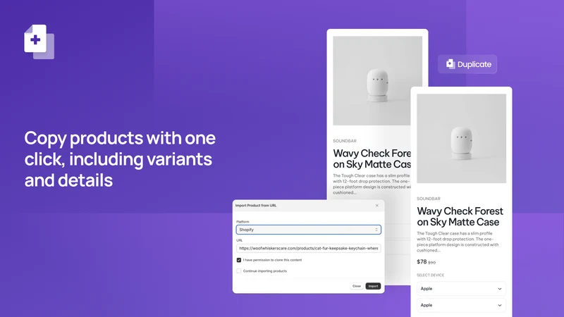 XB: Copy & Clone Products