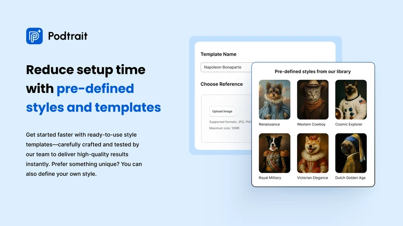 Podtrait: POD AI Personalizer