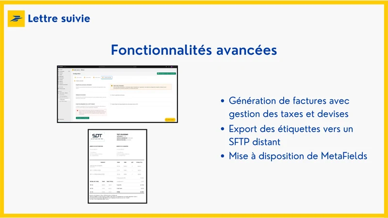 Lettre suivie ‑ Officiel