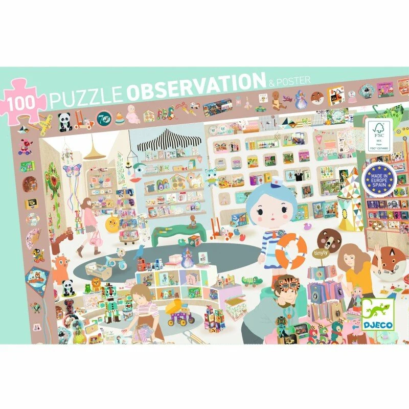 Puzzle Observación (Varios Modelos y tamaño) - Djeco