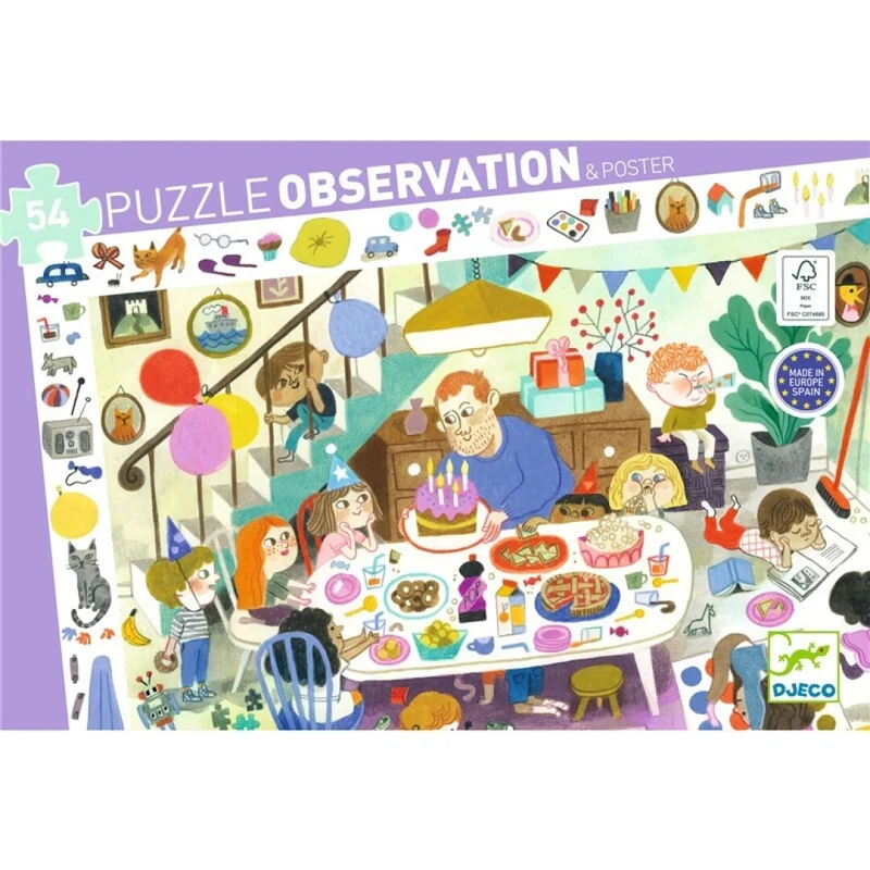 Puzzle Observación (Varios Modelos y tamaño) - Djeco