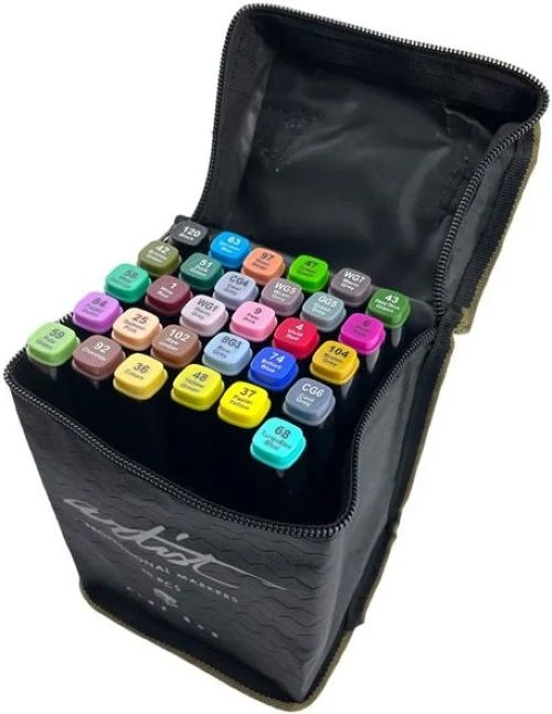 Estuche rotuladores professional markers doble punta