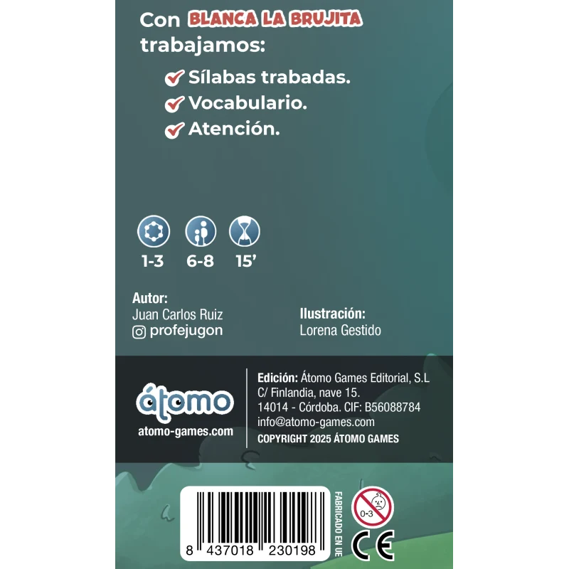 Club A Blanca la Brujita - Juego de cartas