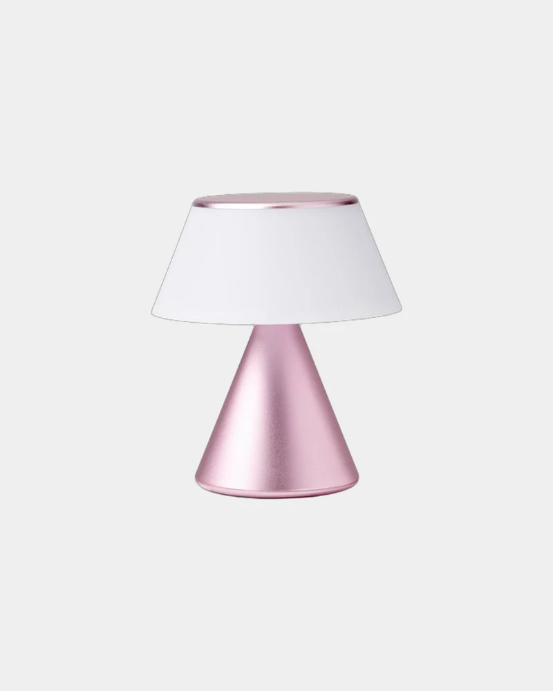 Lámpara LED aluminio Lexon Luma M para personalizar