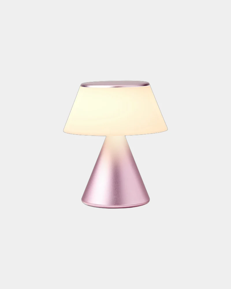 Lámpara LED aluminio Lexon Luma M para personalizar