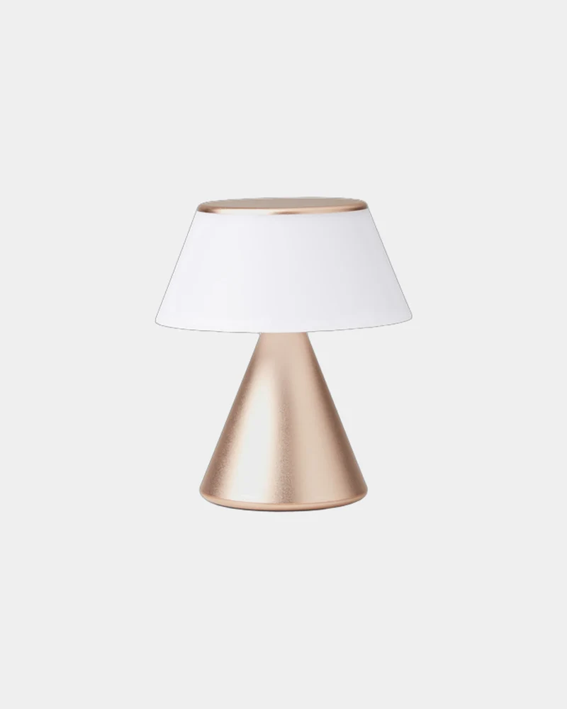 Lámpara LED aluminio Lexon Luma M para personalizar