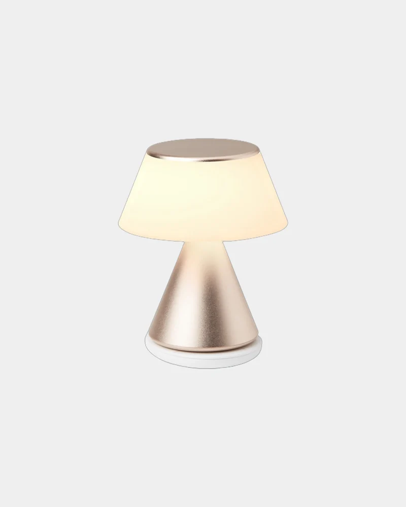 Lámpara LED aluminio Lexon Luma M para personalizar