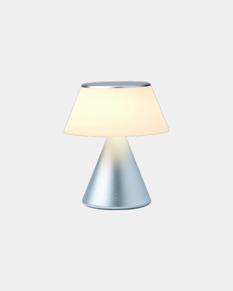 Lámpara LED aluminio Lexon Luma M para personalizar