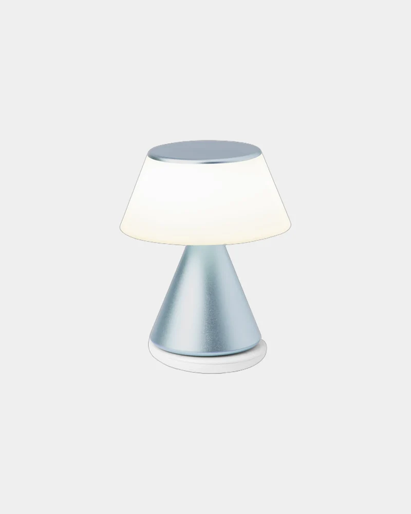 Lámpara LED aluminio Lexon Luma M para personalizar