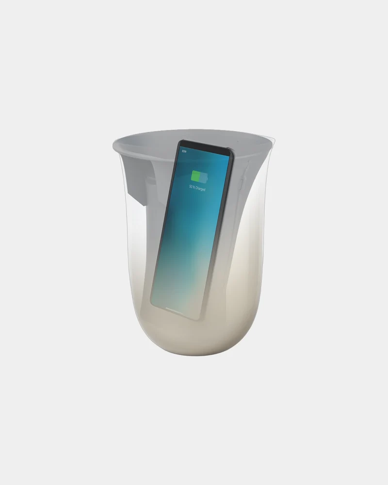 Cargador inalámbrico UV Lexon Oblio para personalizar