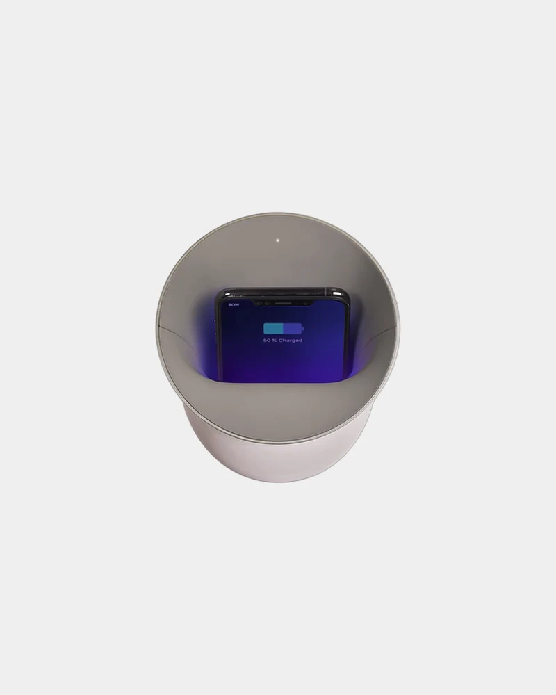 Cargador inalámbrico UV Lexon Oblio para personalizar