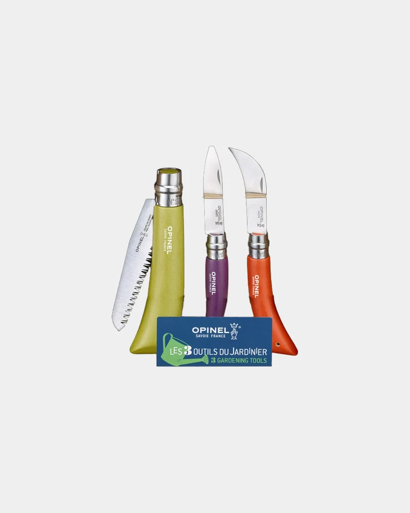 Estuche de jardín acero Opinel colores para personalizar