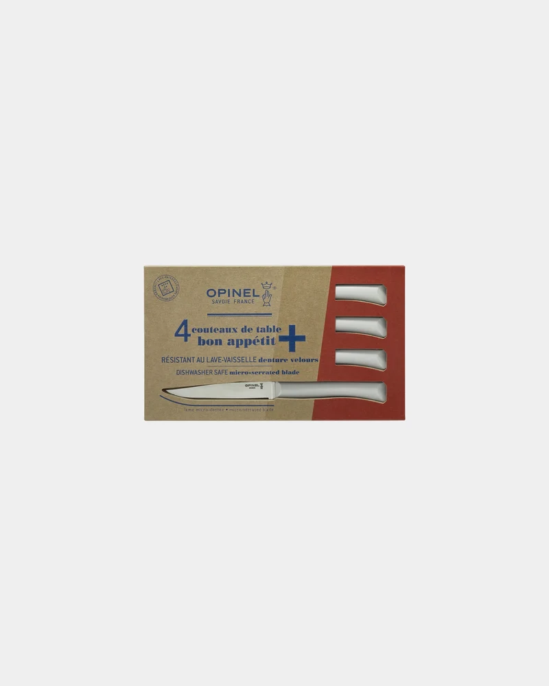 Set 4 cuchillos de mesa Opinel Bon Appétit para personalizar