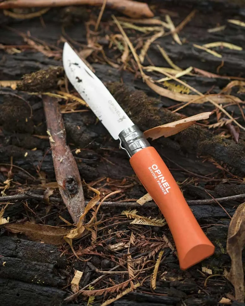 Cuchillo Opinel N°06 Baroudeur acero para personalizar